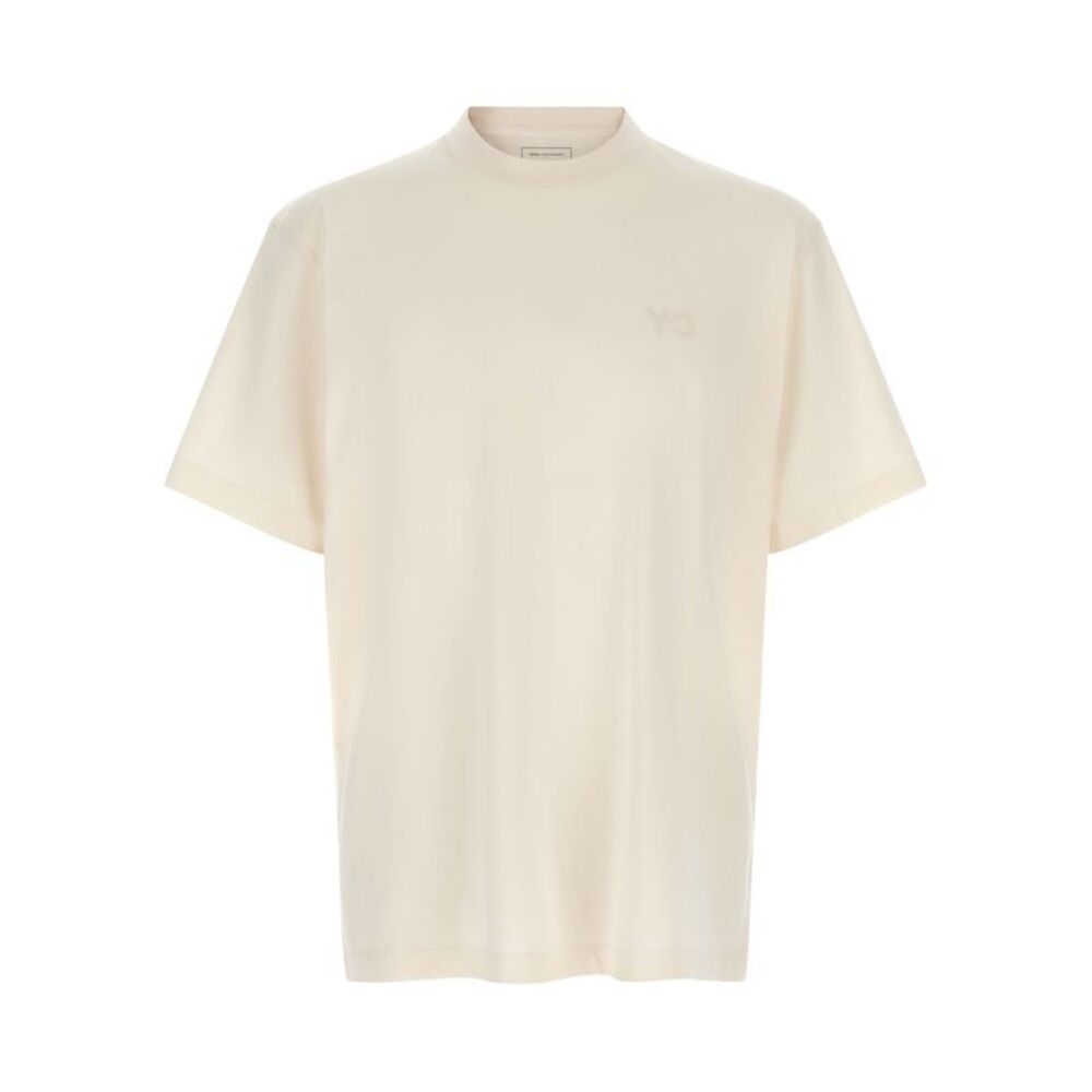 Y-3 White Cotton Men's T-Shirt